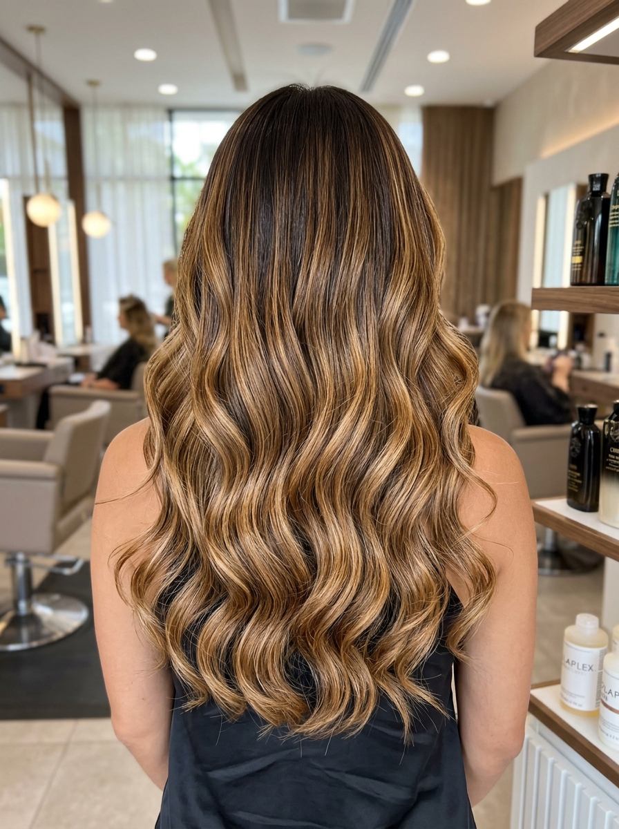 Balayage Honey y Peluquería